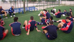 Un'allenamento del Carapelle in una foto di Antonio Villani