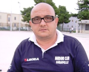 Il presidente del Carapelle Mariano Tarantino