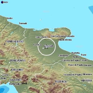 La mappa di un terremoto