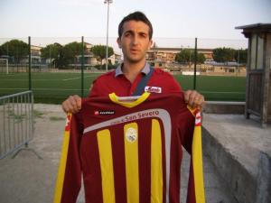Michele Ciccone con la maglia del San Severo