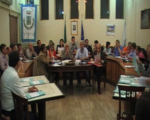 La sala consiliare del comune di Stornarella