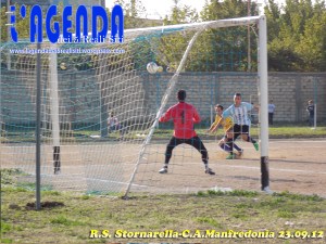 Una azione di una partita della Reali Siti Stornarella