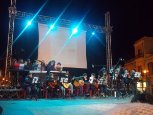 L'Orchestra Giovanile Sandro Pertini al concerto per la manifestazione delle scuole del 6 Dicembre