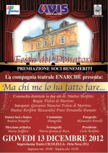 La locandina della Festa del Donatore Avis 2012 clicca su per andare al sito