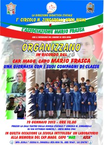 La locandina dell'evento della giornata dedicata a Mario Frasca