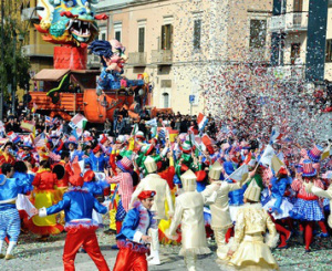 Una sfilata di carnevale