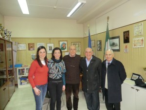 Gli organizzatori del convegno a Stornarella (foto di Savino Sciusco)