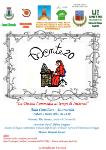 La locandina dell'evento