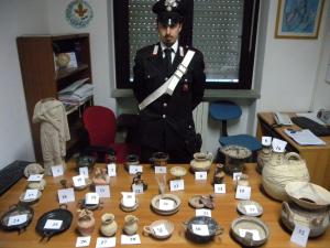 I reperti ritrovati nell'abitazione del 37enne