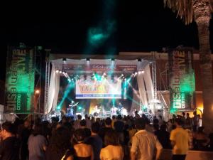 Il palco del Di Salvatore Music Festival, foto di Luca Caporale