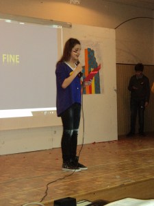 La giovanissima scrittrice Maria Ciccone