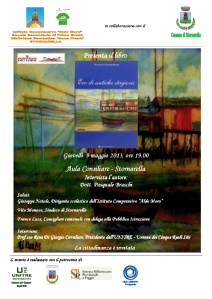 La locandina dell'evento