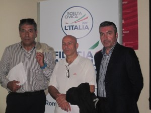 I consiglieri ortesi Antonio Bellino, Gerardo Lacerenza e Massimo Costantini