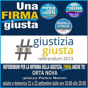 Referendum per la Giustizia in Piazza Nenni