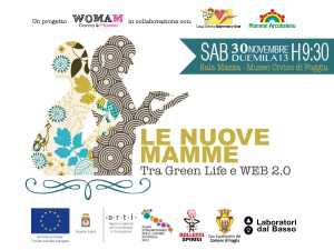 La locandina del Workshop Le Nuove Mamme