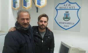 Il presidente della Reali Siti Mario Fiordelisi con il nuovo DS Michele Rossetti, foto da Facebook