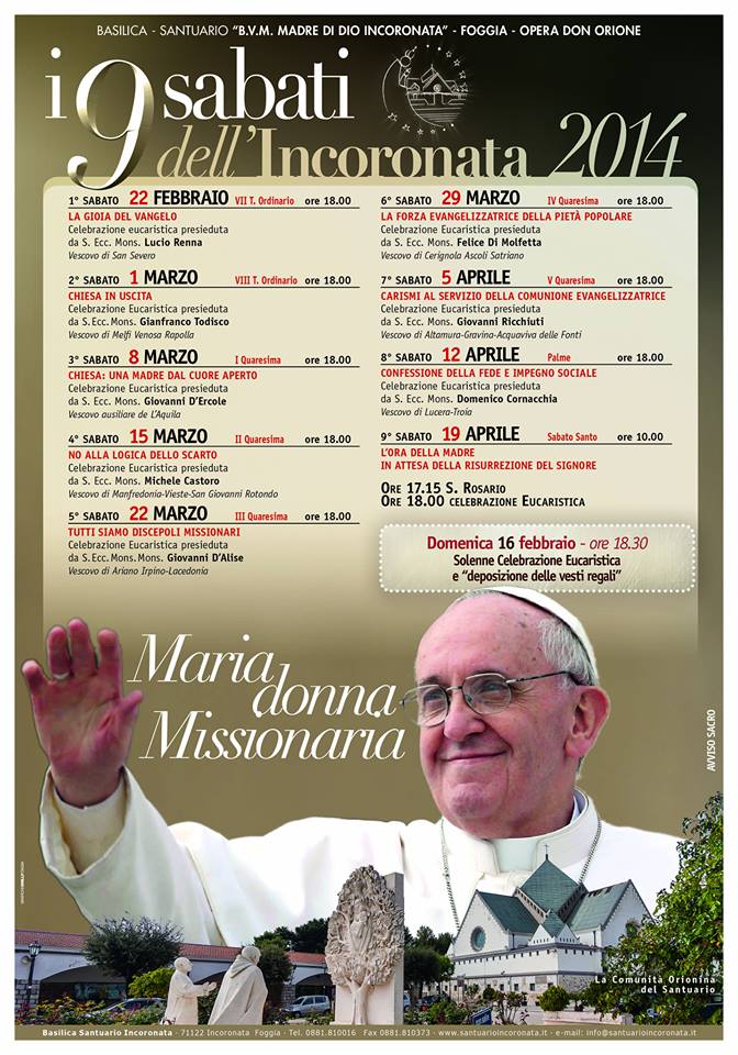 I 9 Sabati dell'Incoronata 2014