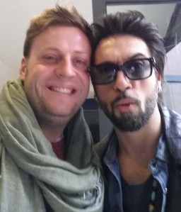 Saverio Ramputi a Sanremo con Francesco Sarcina