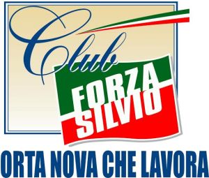 Il logo del club forza silvio orta nova che lavora