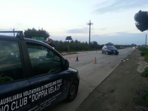 Il luogo dell'incidente nella foto di FoggiaToday