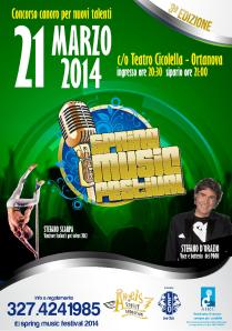 Il manifesto della 3^Edizione dello Spring Music Festival