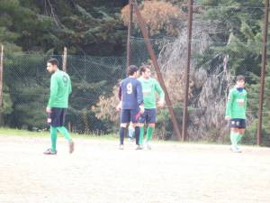 Un match dell'Atletico Carapelle