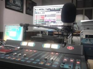 Lo studio di Radio TRC dal sito dell'emittente