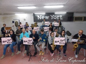 Le prove della banda dell'associazione New Yort Band