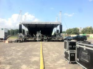 Il palco dell'evento, foto dal profilo Facebook di Centro Musica F.lli Di Salvatore