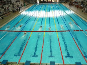 Una piscina, foto di repertorio