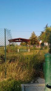 Una immagine scattata dalle Guarie Ambientali sulle condizioni in cui versa l'area di sgambamento