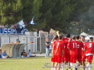 L'esultanza della Reali Siti davanti ai suoi tifosi, foto di Luca Caporale