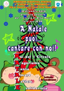 La locandina di A Natale puoi...cantare con noi