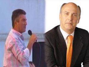 A sinistra il consigliere Comunale Antonio Vece, a destra il presidente del Consiglio Peppino Moscarella