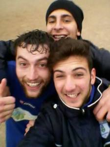 Il selfie di Nicola Pazienza dopo il gol allo scadere