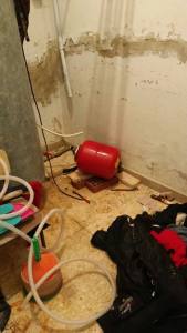 Il luogo in cui è stato rubato il motorino dell'autoclave