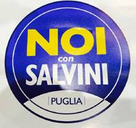 Il logo della lista pugliese "Noi con Salvini"