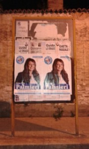 I manifesti abusivi affissi sugli annunci mortuari