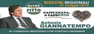 Il manifesto elettorale del candidato Antonio Giannatempo