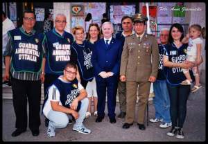 Le Guardie Ambientali con il sindaco di Orta Nova, foto di Anna Giacomiello