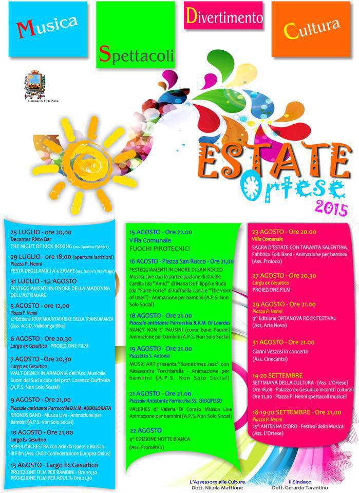 Estate Ortese 2015