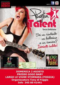 La locandina del Puglia Talent