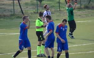 Ciccone e Balletta esultano dopo il gol