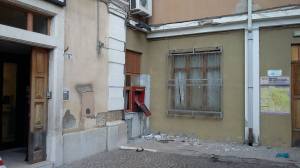 Il bancomat fatto esplodere questa notte, foto dal Giornalino Castelluccese
