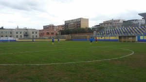 Il Monterisi nel prepartita, foto dalla Pagina Facebook dello Sportmania Cerignola