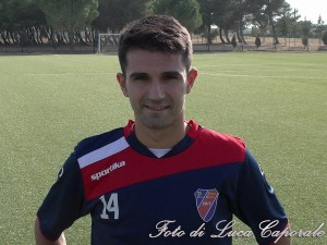 L'attaccante Sabino Terrone, foto di Luca Caporale
