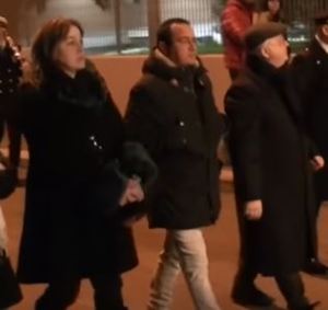 Il nuovo assessore nella prima uscita pubblica al fianco del consigliere Quiese e del sindaco Tarantino