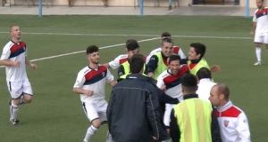 Una esultaza dello Sporting Ordona