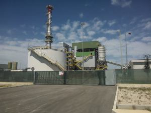 L'inceneritore del Gruppo ETA-Marcegaglia presso Borgo Tressanti