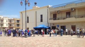 Un momento della premiazione presso la nuova sede dello Stornarella Calcio